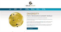 Desktop Screenshot of goldgroup.com
